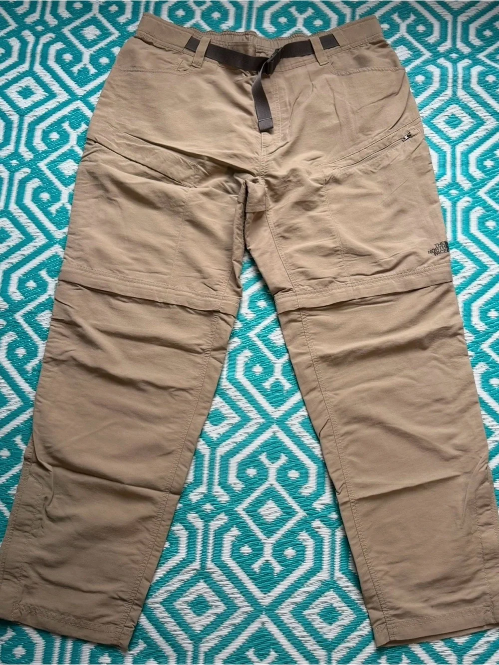 The North Face Men’s Zip-Off Hiking Cargo Pants Tan Size XL